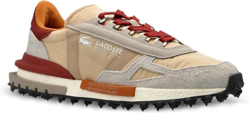 Lacoste Elite Active sneakers met vlakken Beige - Foto 4