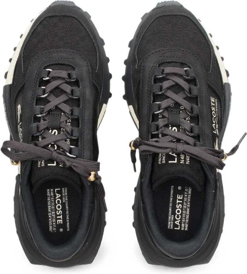Lacoste Elite Active sneakers met vlakken en logo-print Zwart - Foto 2