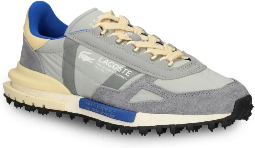Lacoste Elite Active sneakers met vlakken en suède afwerking Grijs - Foto 3