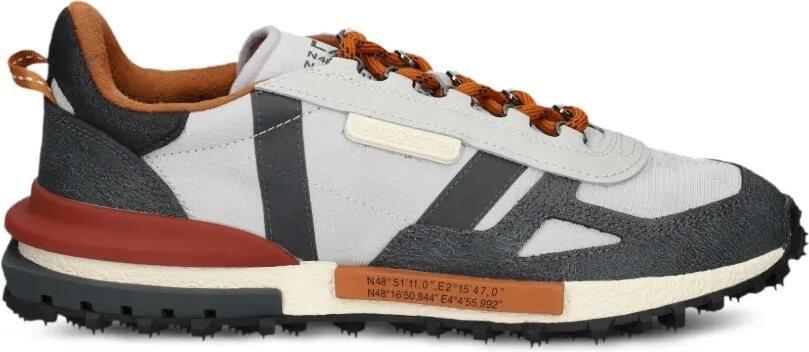 Lacoste Elite Active sneakers met vlakken Grijs