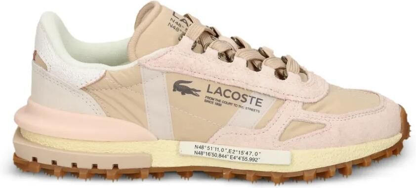 Lacoste Elite Active sneakers met vlakken Roze