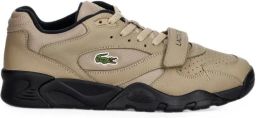 Lacoste Game Trainer Pro sneakers met klittenband en geperforeerde details Beige