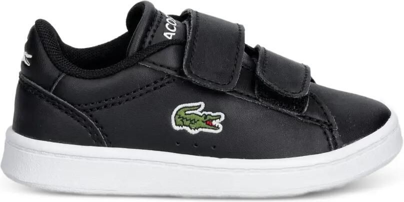Lacoste Kids Carnaby sneakers met klittenband Zwart - Foto 4