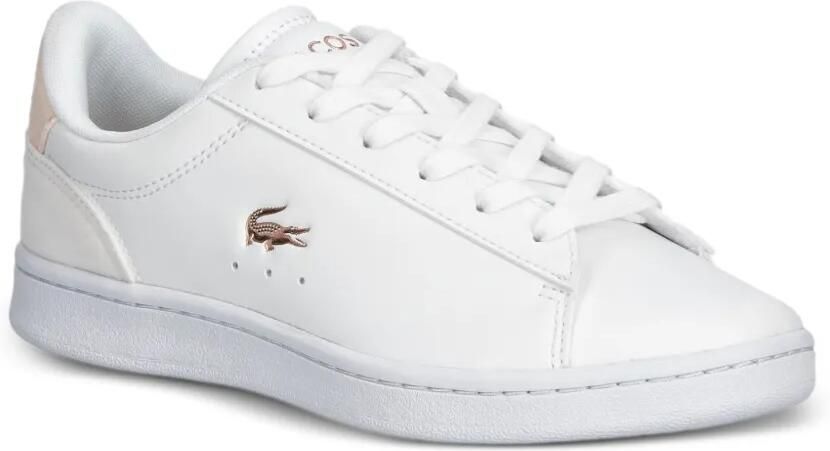 Lacoste Kids Carnaby sneakers met logoplakkaat Wit - Foto 2
