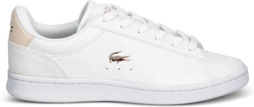 Lacoste Kids Carnaby sneakers met logoplakkaat Wit - Foto 4
