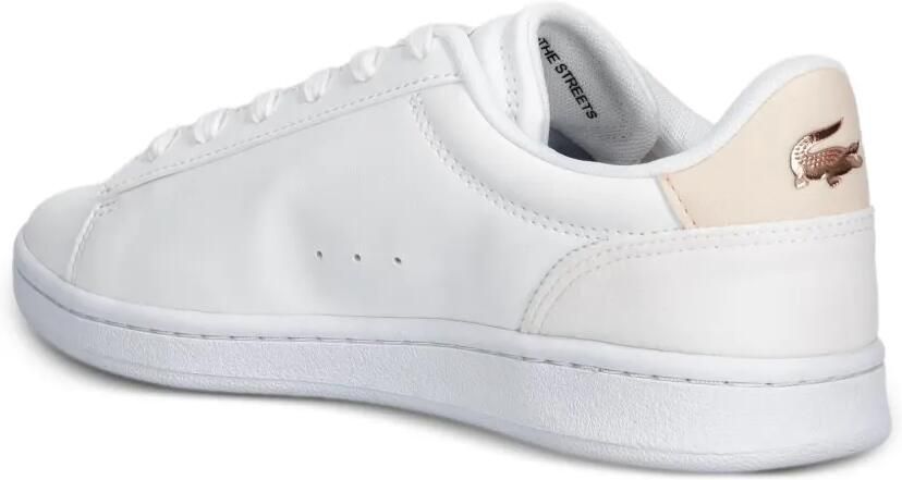 Lacoste Kids Carnaby sneakers met logoplakkaat Wit - Foto 3