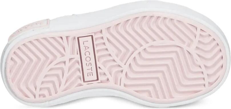 Lacoste Kids Powercourt iriserende sneakers met logo-patch Wit - Foto 5
