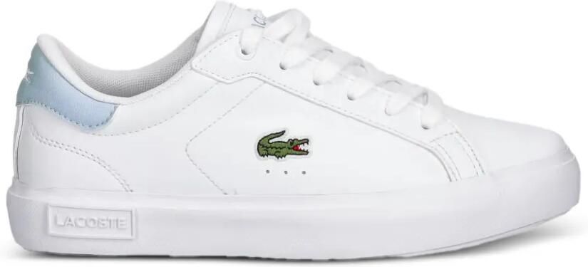 Lacoste Kids Powercourt sneakers met logopatch Wit - Foto 4