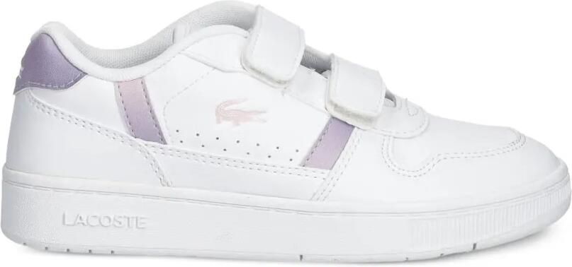 Lacoste Kids Sneakers met klittenband Wit - Foto 4