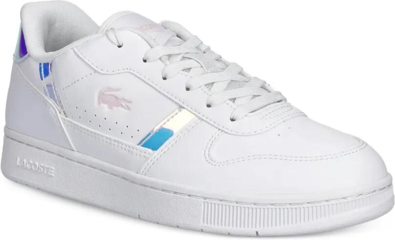 Lacoste Kids T-Clip Set sneakers met iriserende afwerking Wit