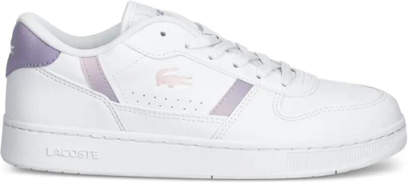 Lacoste Kids T-Clip sneakers met logo-patch Wit - Foto 3