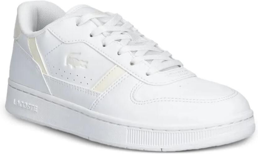 Lacoste Kids T-Clip sneakers met vlakken en logo-patch Wit