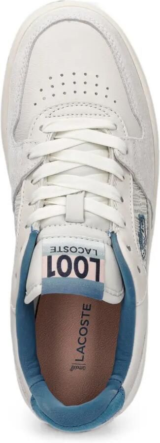 Lacoste L001 leren sneakers met vlakken Beige - Foto 3