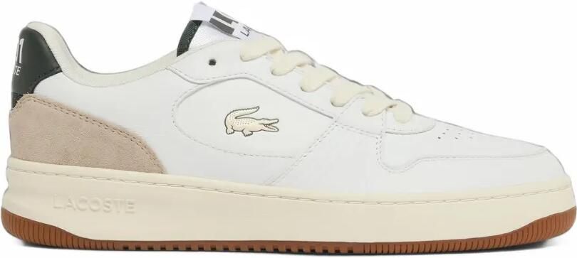 Lacoste L001 Set leather sneakers Wit