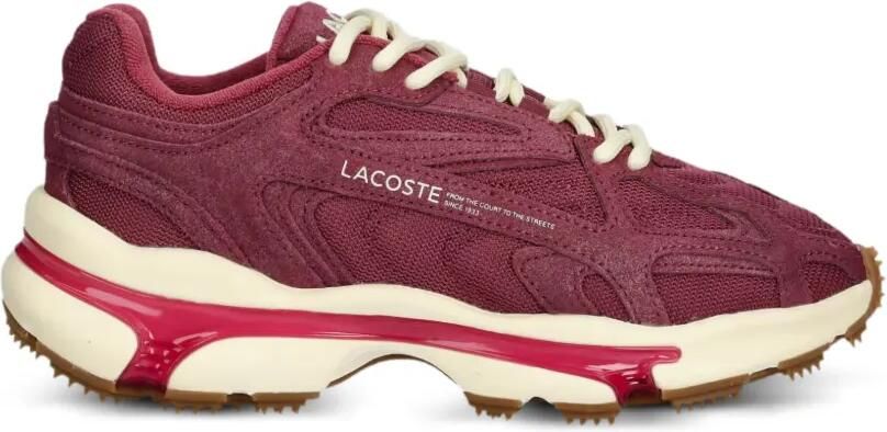 Lacoste L003 2K24 suède sneakers Rood