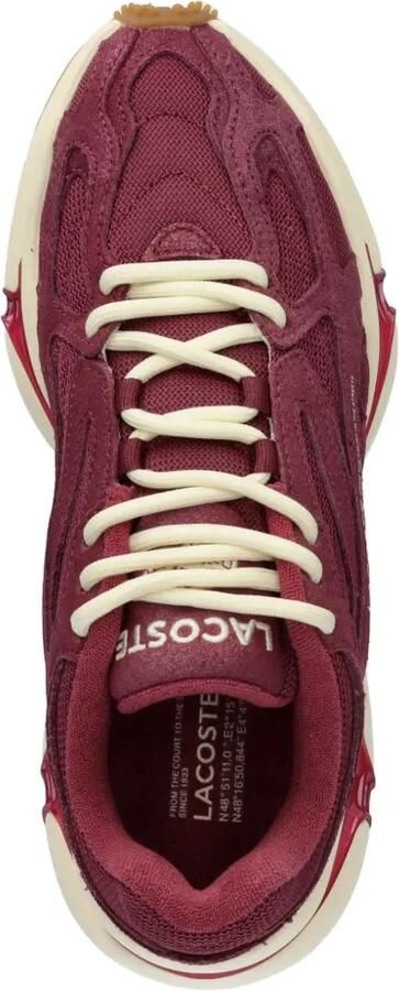 Lacoste L003 2K24 suède sneakers Rood - Foto 4