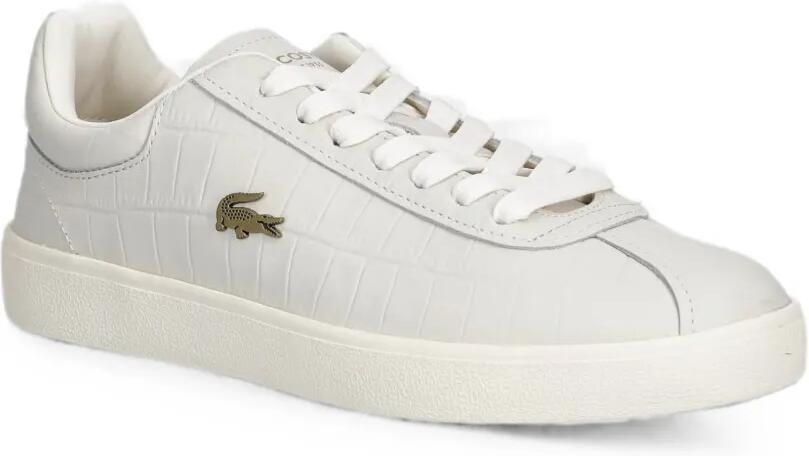 Lacoste Leren sneakers met krokodillen-reliëf Wit - Foto 2