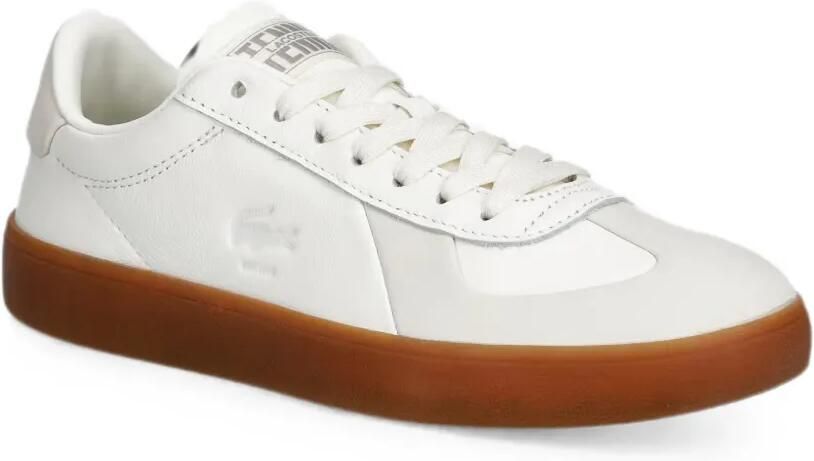 Lacoste Leren sneakers met vlakken Wit