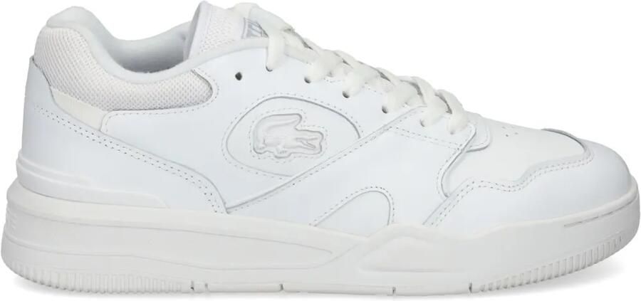 Lacoste Lineshot leren sneakers Wit