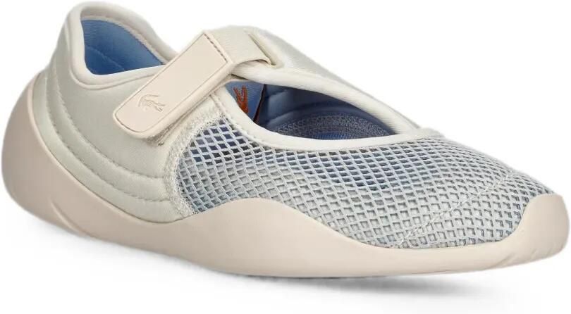 Lacoste Low Mystere mesh sneakers met klittenband Beige - Foto 2