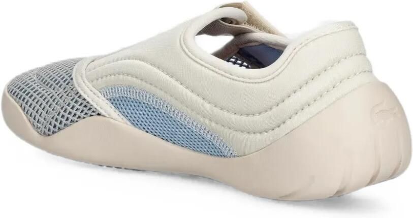 Lacoste Low Mystere mesh sneakers met klittenband Beige - Foto 3