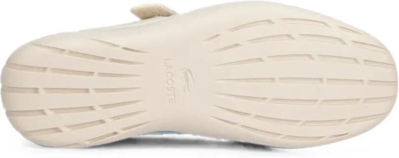 Lacoste Low Mystere mesh sneakers met klittenband Beige - Foto 5
