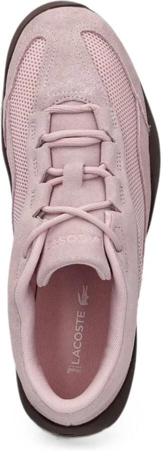 Lacoste Net Low suède sneakers Roze - Foto 4