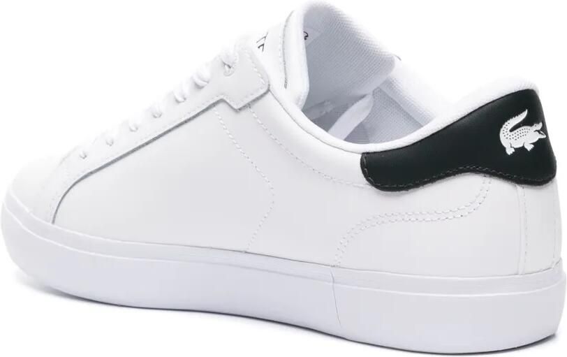 Lacoste Powercourt leren sneakers Wit - Foto 2