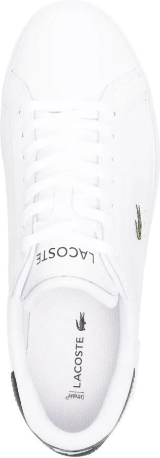 Lacoste Powercourt leren sneakers Wit - Foto 4