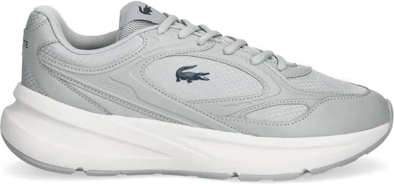 Lacoste Run Set Evo sneakers met vlakken en logo-patch Grijs