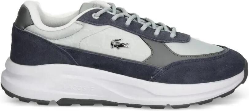 Lacoste Run Set sneakers met vlakken en logo-plakkaat Grijs