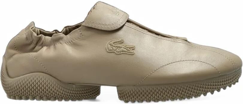 Lacoste Runway Low Set leren sneakers Beige