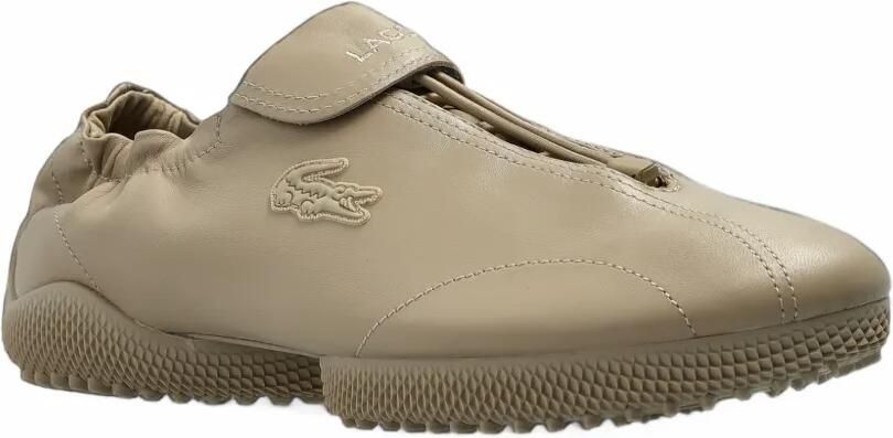 Lacoste Runway Low Set leren sneakers Beige - Foto 4