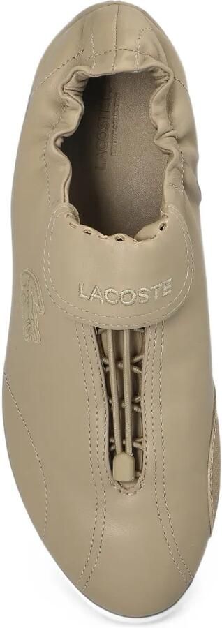Lacoste Runway Low Set leren sneakers Beige - Foto 5