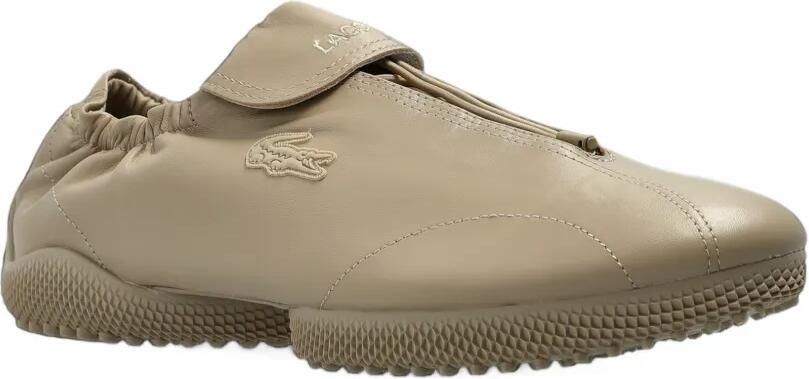 Lacoste Runway Low Set leren sneakers Beige