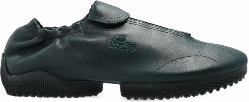Lacoste Runway Low Set leren sneakers Groen