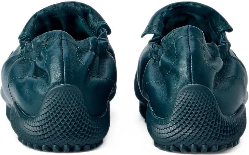 Lacoste Runway low-top leren sneakers Groen