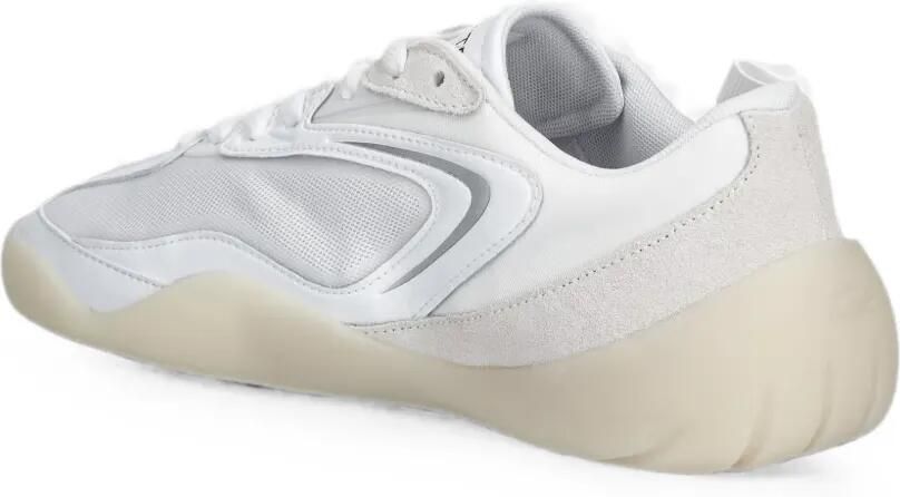 Lacoste Side Low mesh sneakers met suède vlakken Wit - Foto 3