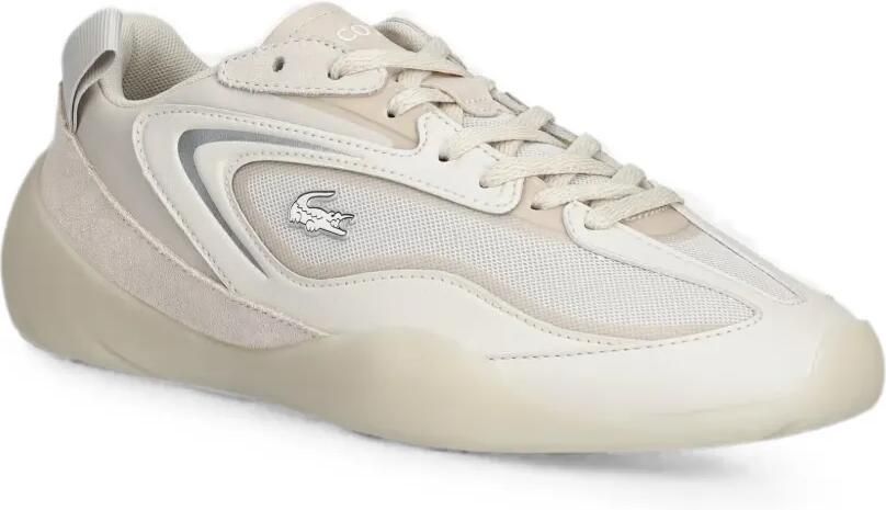 Lacoste Side Low mesh sneakers met vlakken Beige - Foto 2