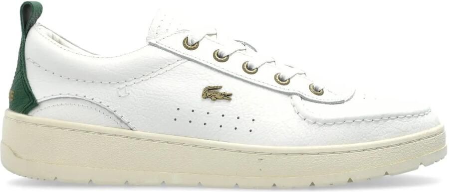 Lacoste Sneakers met borduurwerk Wit