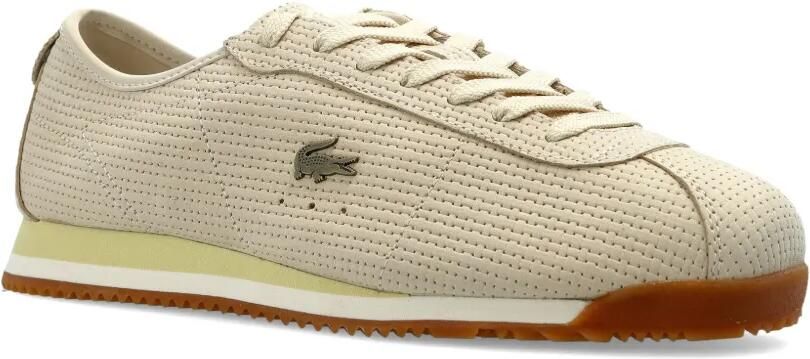 Lacoste Sneakers met geperforeerd logo Beige - Foto 3
