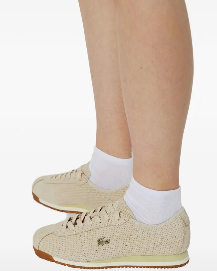 Lacoste Sneakers met geperforeerd logo Beige - Foto 2