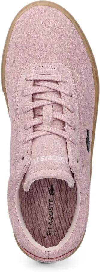 Lacoste Sneakers met logoplakkaat en plateauzool Roze - Foto 4