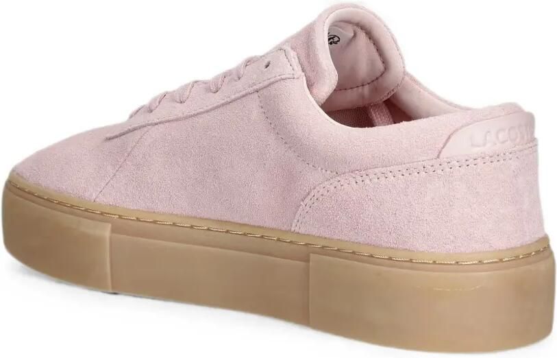 Lacoste Sneakers met logoplakkaat en plateauzool Roze - Foto 2