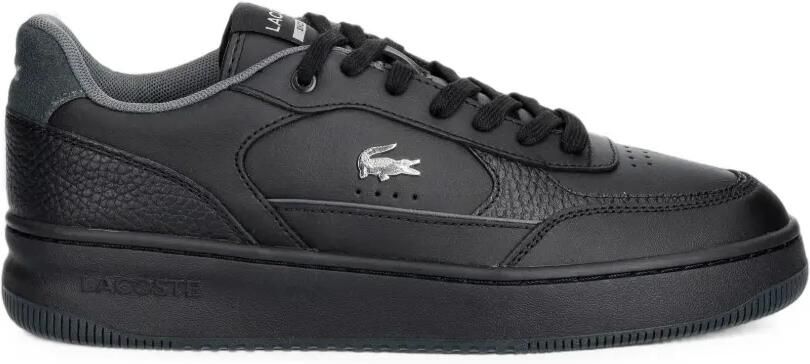 Lacoste Sneakers met logoplakkaat Zwart