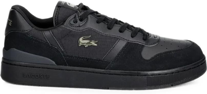 Lacoste Sneakers met logoplakkaat Zwart