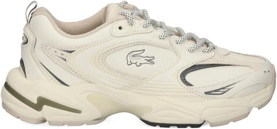 Lacoste Sneakers met logoprint Beige