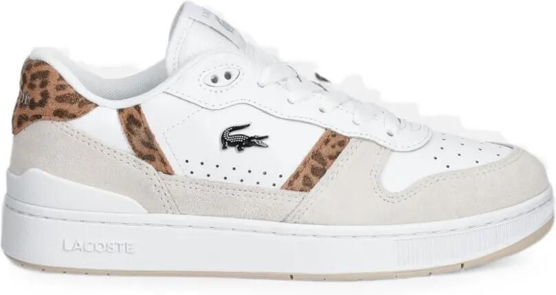 Lacoste Sneakers met luipaard-print en vlakken Wit - Foto 1