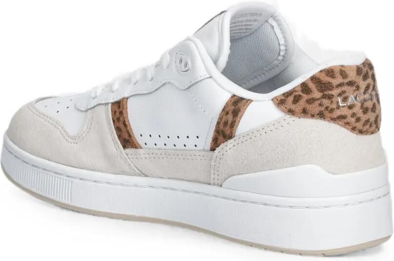 Lacoste Sneakers met luipaard-print en vlakken Wit - Foto 3