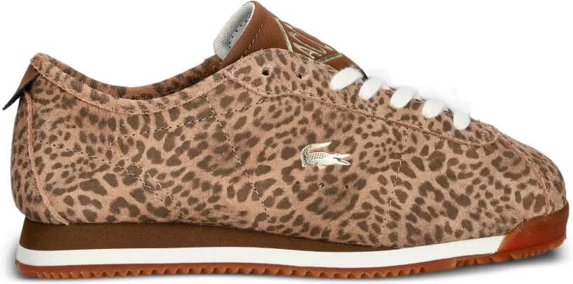 Lacoste Sneakers met luipaardprint Beige - Foto 4